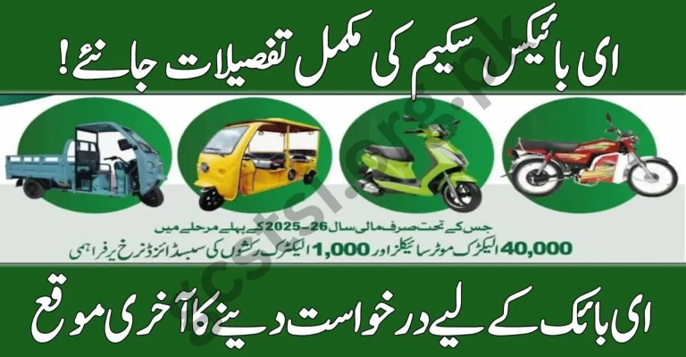 Govt e-bike scheme 2025