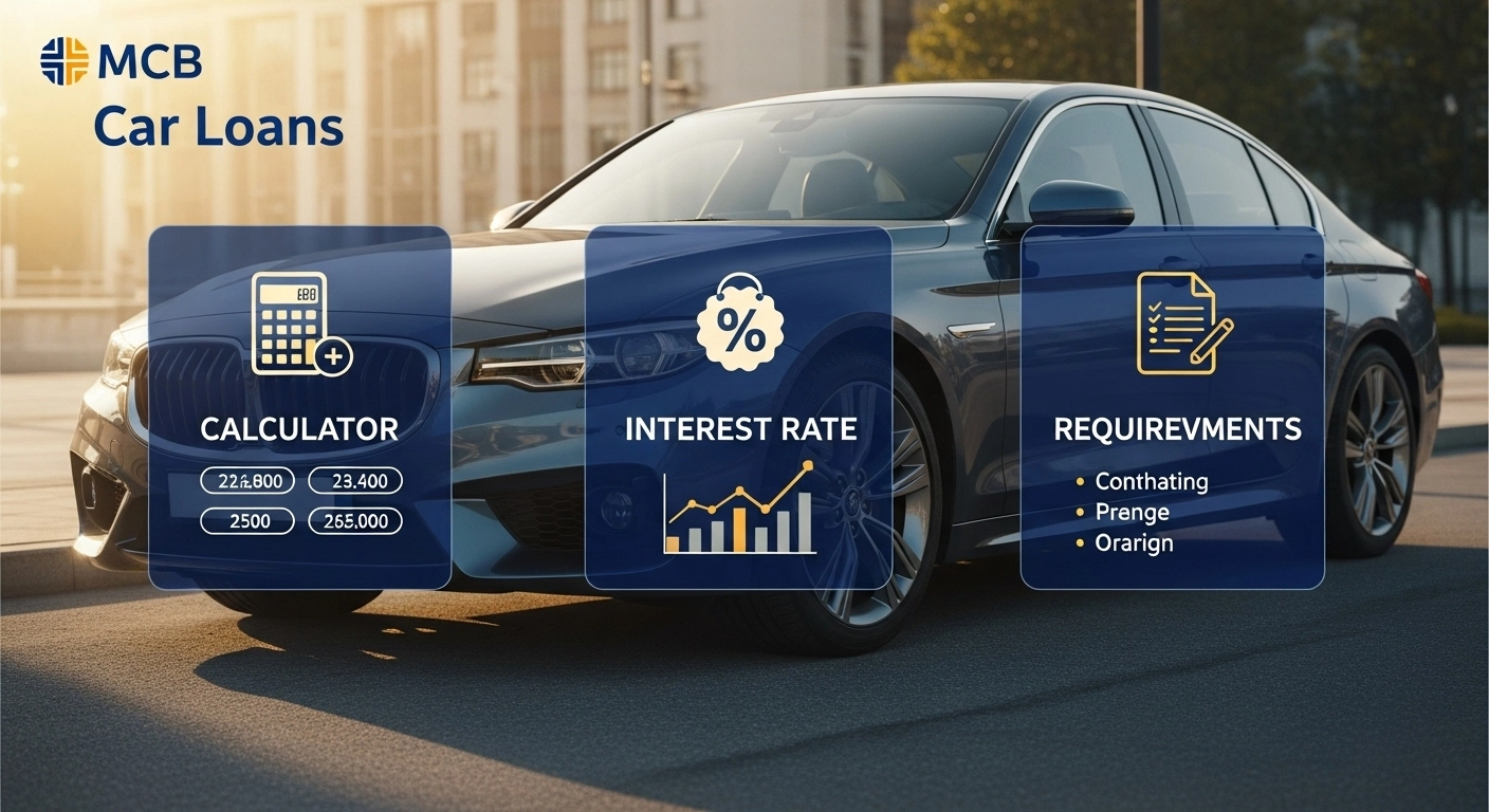 MCB Car Loan – Calculator, Interest Rate, Requirements