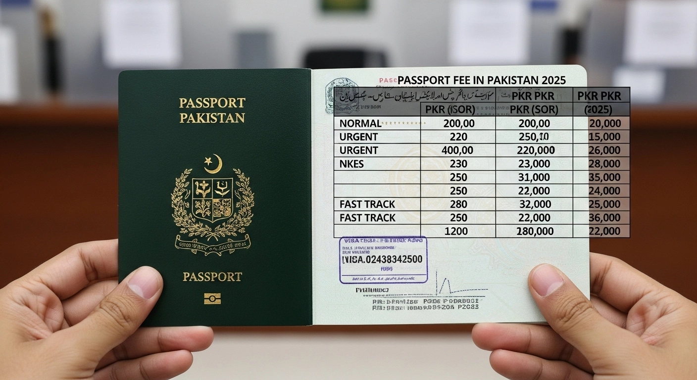 Passport Fee in Pakistan