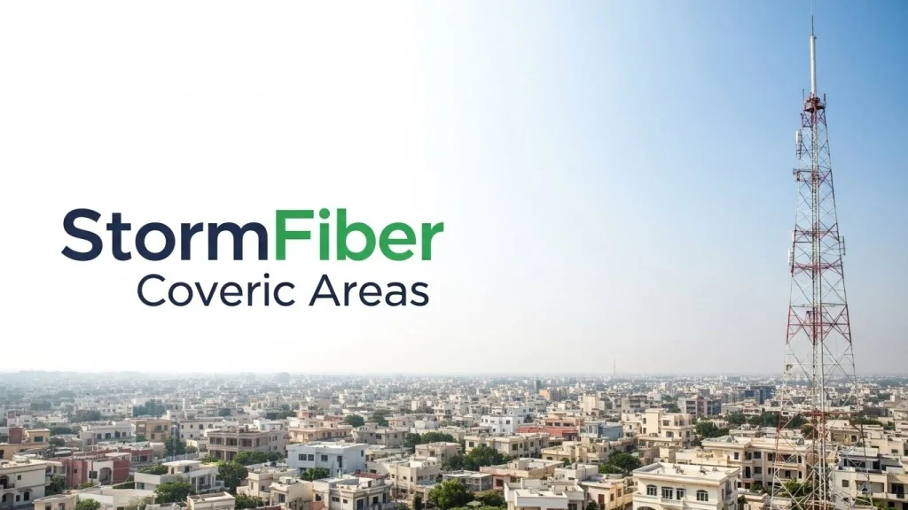 StormFiber Coverage Areas in Pakistan