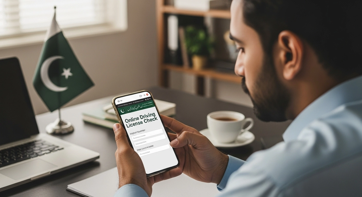 Online Driving License Check in Pakistan