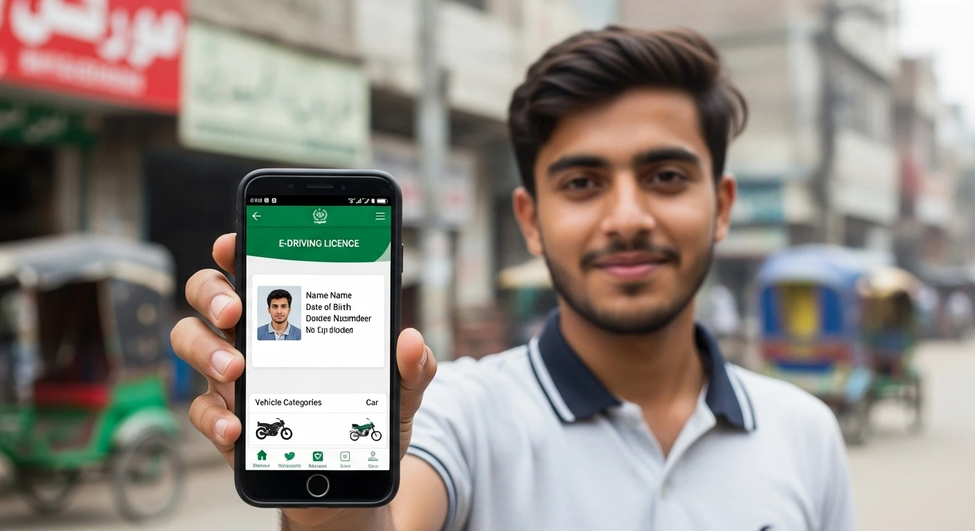 E-Driving Licence in Pakistan