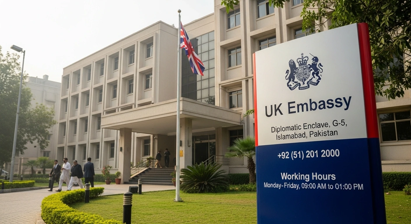 UK Embassy in Pakistan | Timings, Address and Contact Information