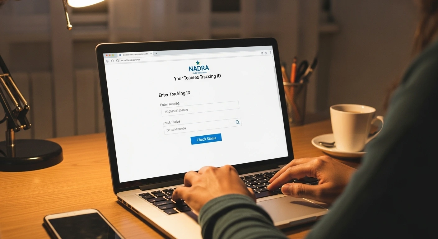 nadra tracking id check online