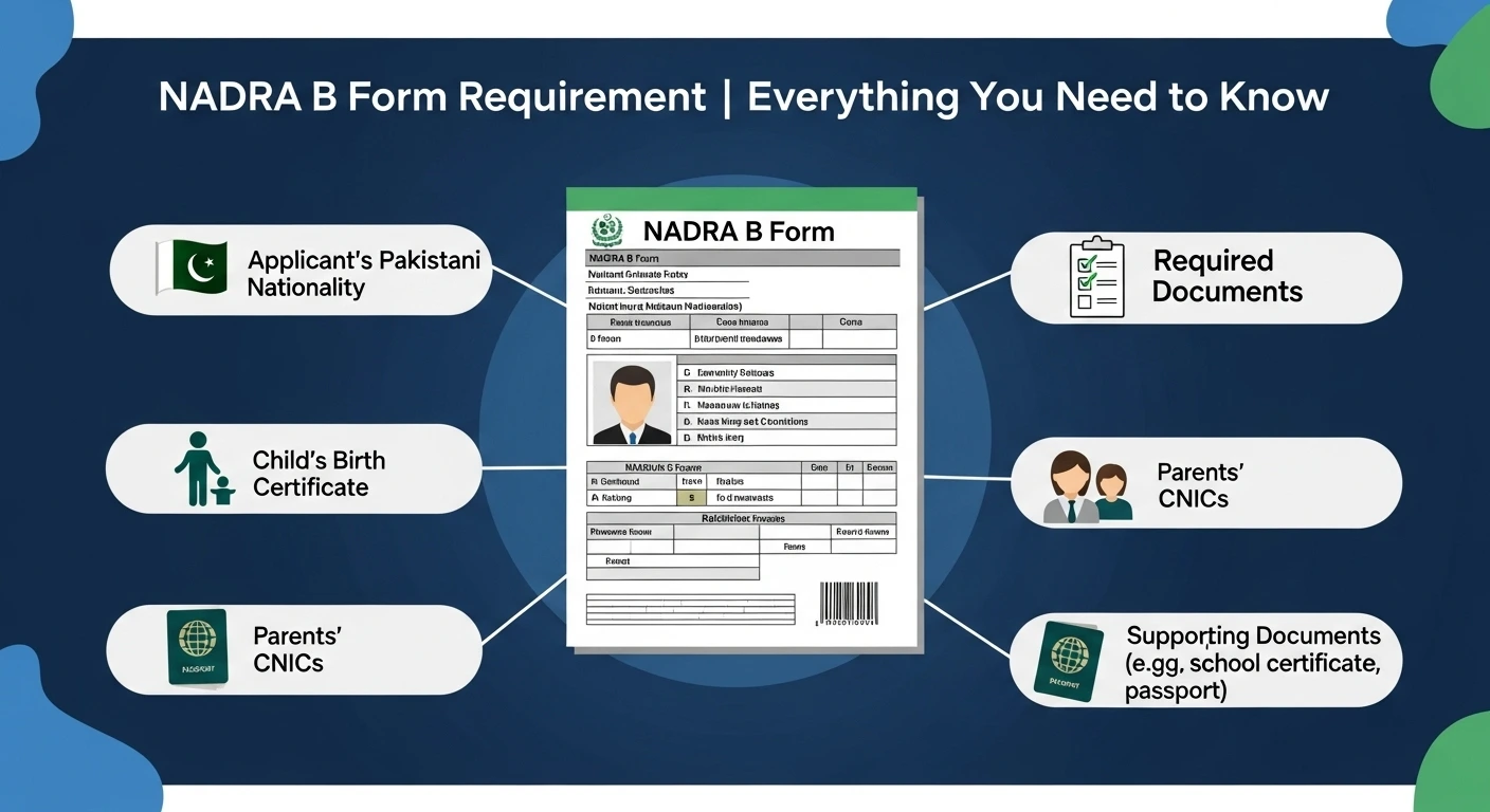 NADRA B Form Requirements | Everything You Need to Know