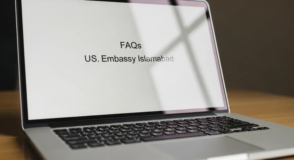 FAQs US Embassy Islamabad