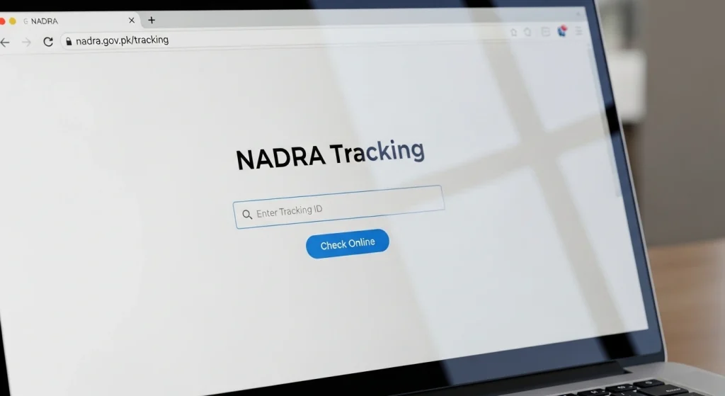 nadra tracking id check online