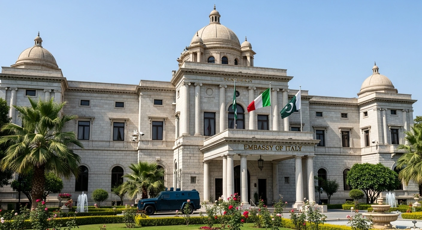 Embassy of Italy, Islamabad (Handles work of Malta Embassy in Pakistan)