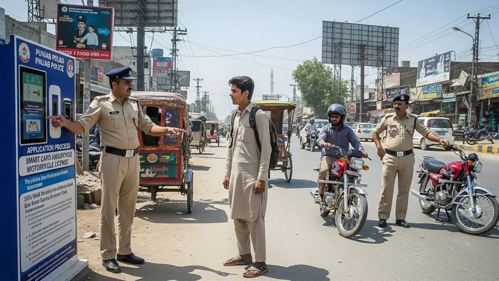 Apply for Smart Card & Motorcycle License for 16-Year-Olds in Punjab