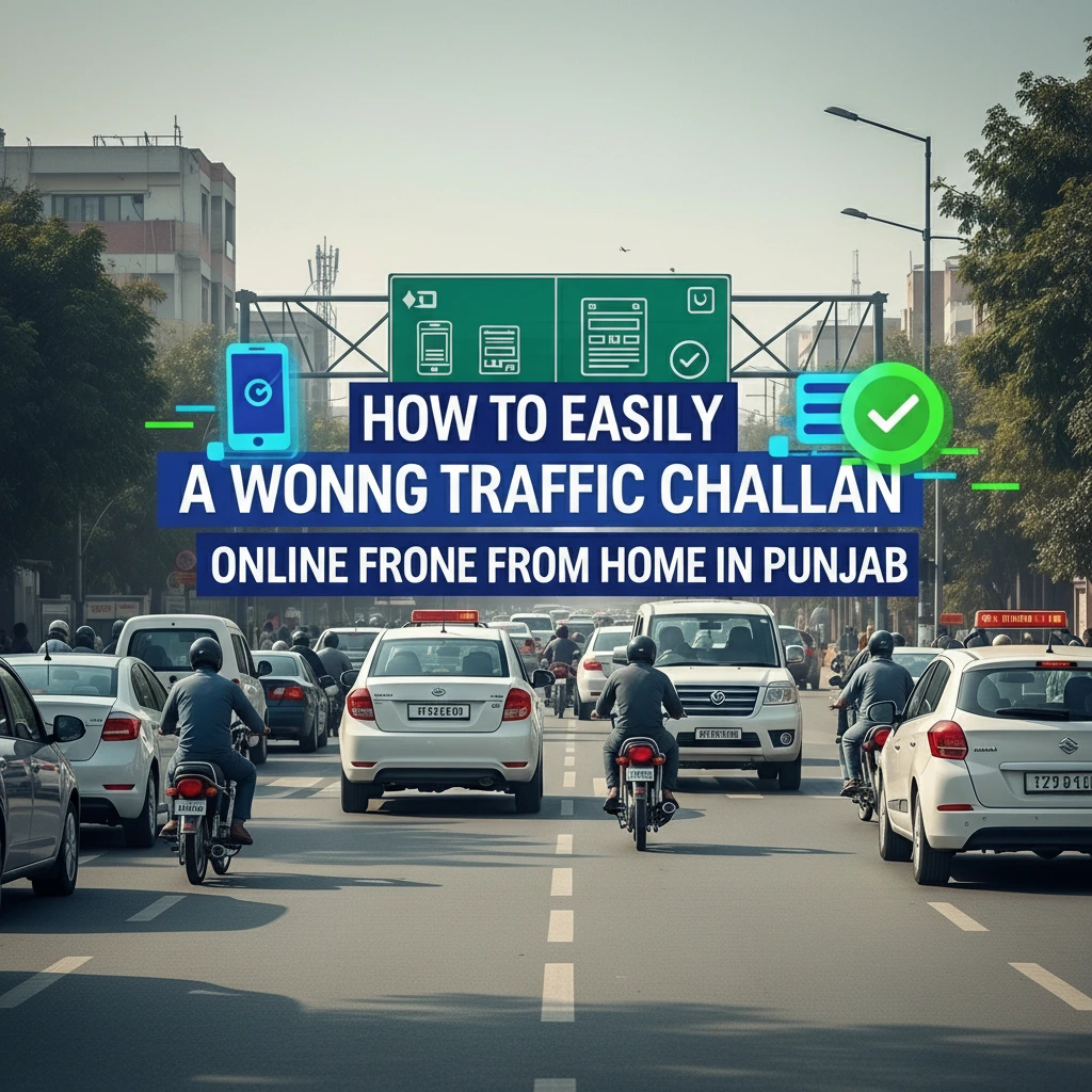 How to Easily Cancel a Wrong Traffic Challan Online from Home in Punjab