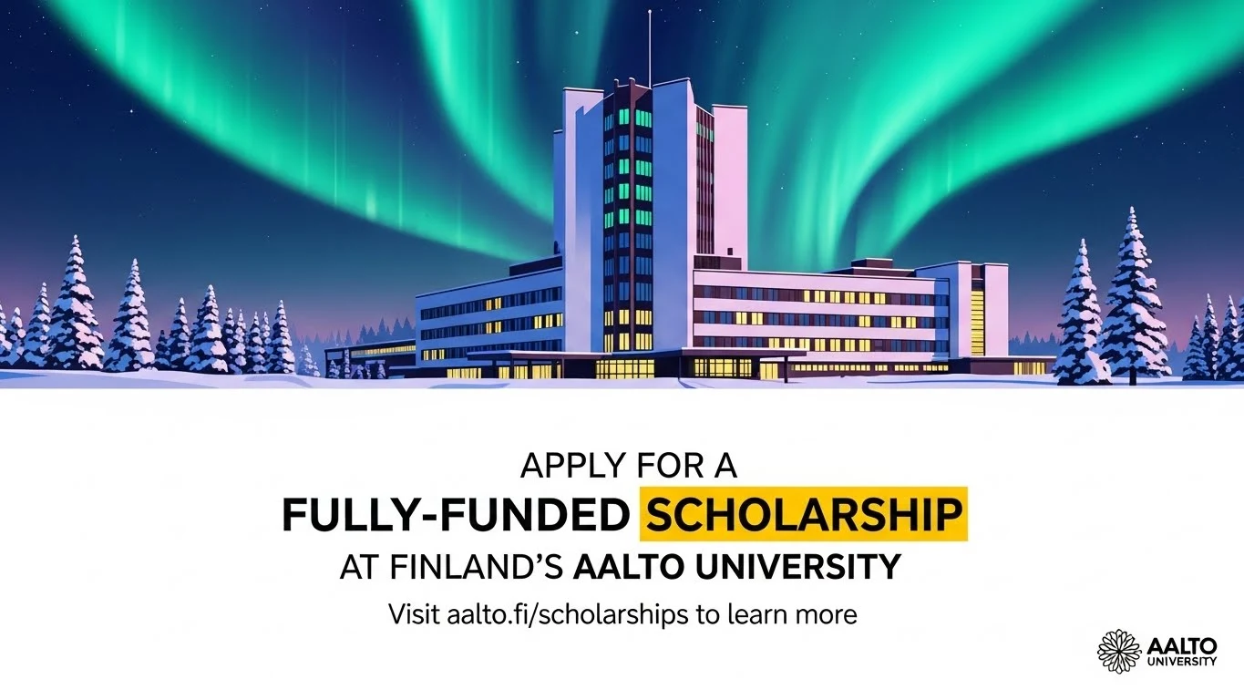 Apply for a Fully-Funded Scholarship at Finland’s Aalto University