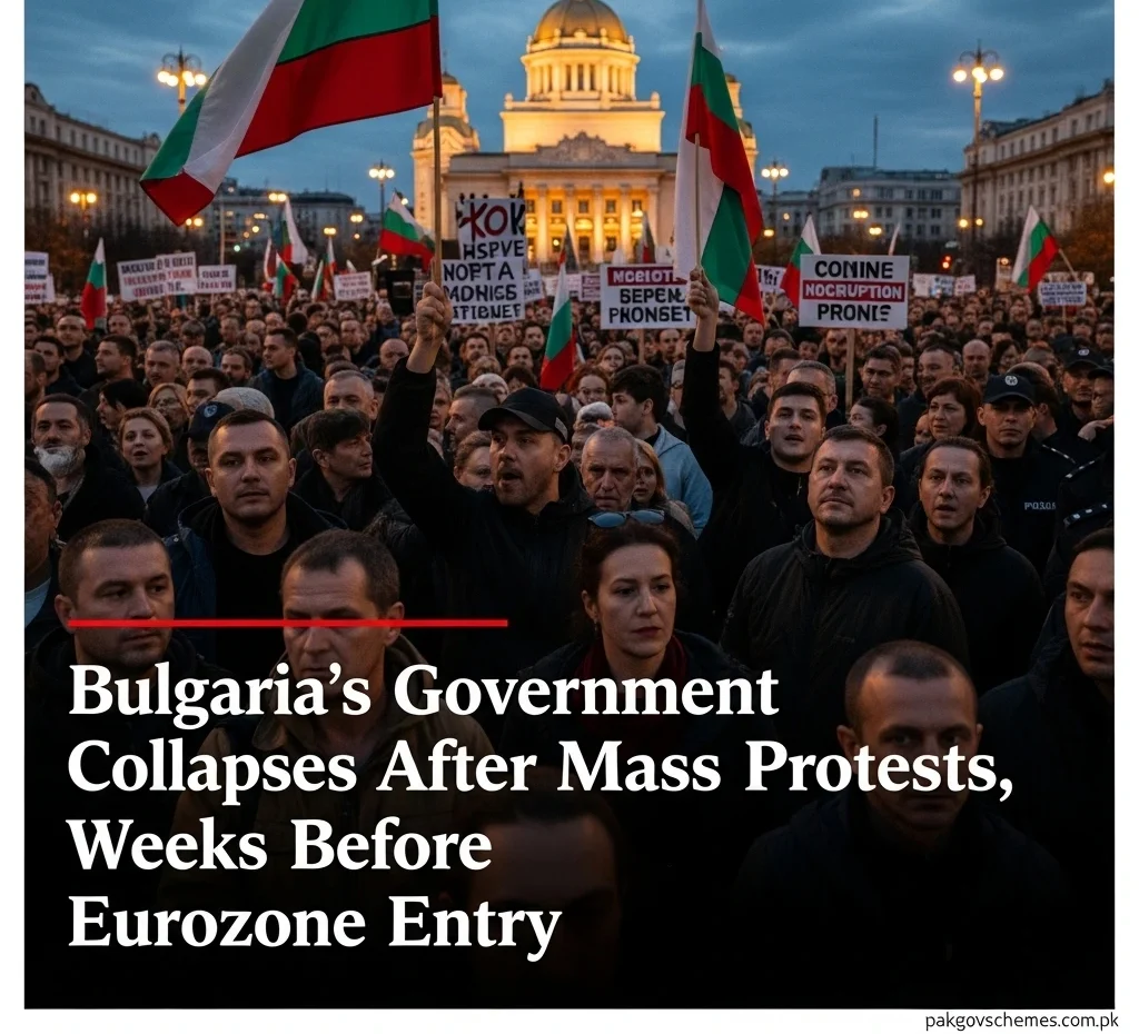 Bulgaria’s Government Collapses After Mass Protests, Weeks Before Eurozone Entry