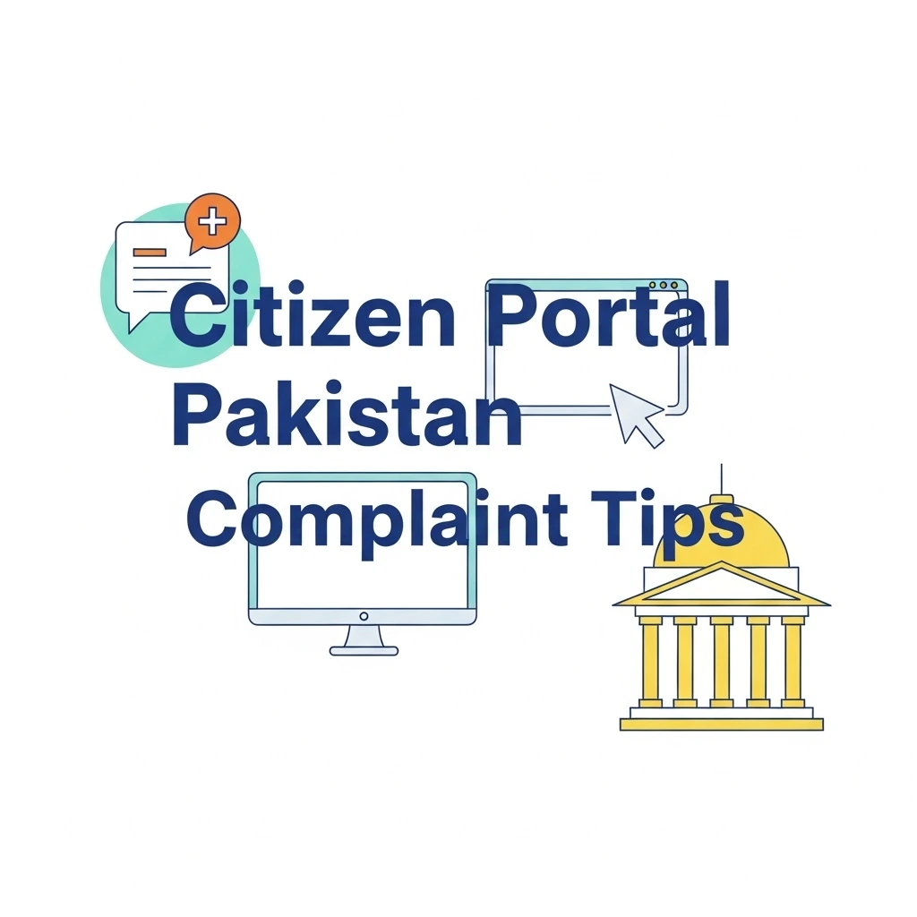 Citizen Portal Pakistan Complaint Tips