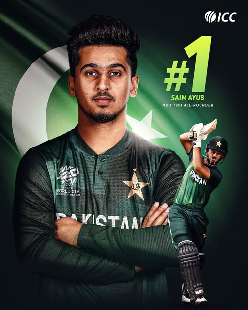 Saim Ayub The Rising Star Pakistan Cricket and ICC No.1 T20I All-Rounder 6 Historic Achievement: ICC No.1 T20I All-Rounder