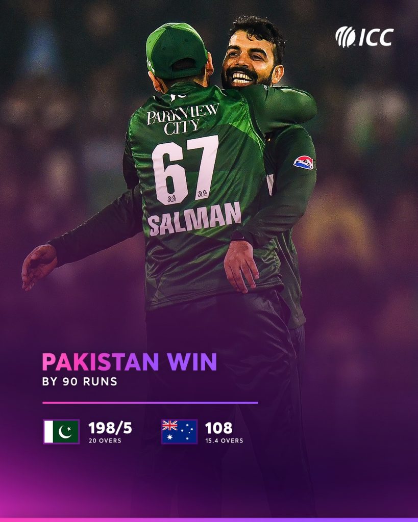 Pakistan vs Australia 2nd T20I Highlights – Pakistan Win by 90 Runs | Full Match Summary & Key Moments 2 Pakistan vs Australia 2nd T20I Highlights