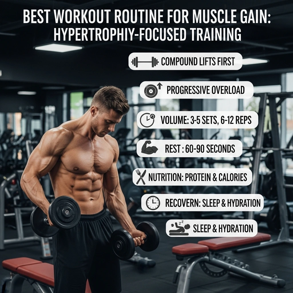 Best Workout Routines: Your Complete Guide to Building Strength and Muscle 3 Best Workout Routine for Muscle Gain