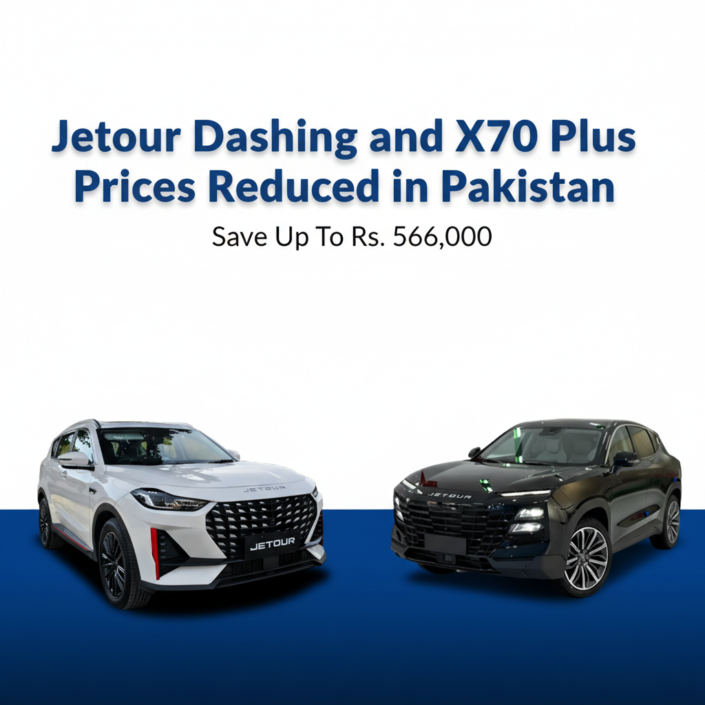 Jetour Dashing and X70 Plus Prices Reduced in Pakistan: Save Up to Rs. 566,000