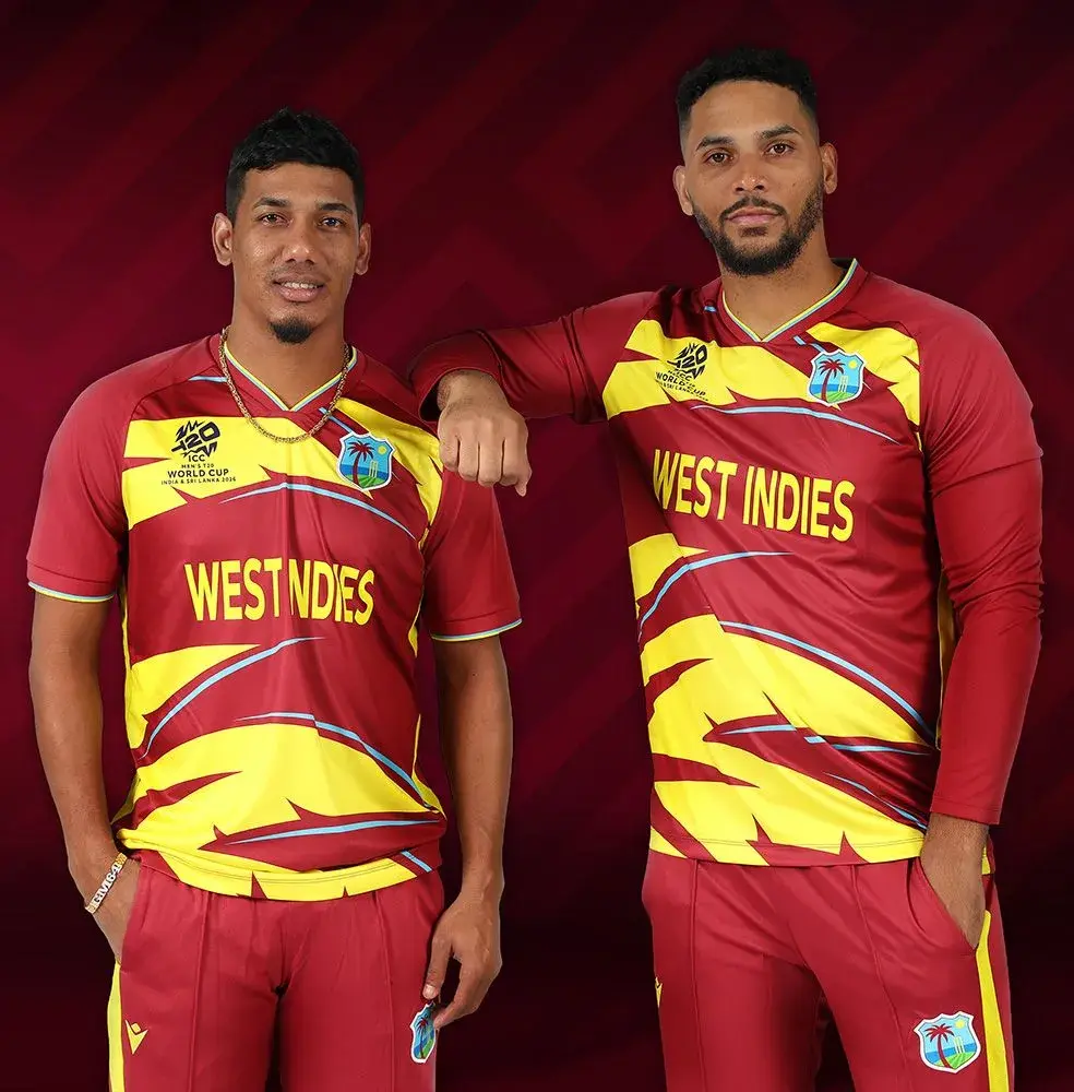 West Indies T20 World Cup Jersey 2026