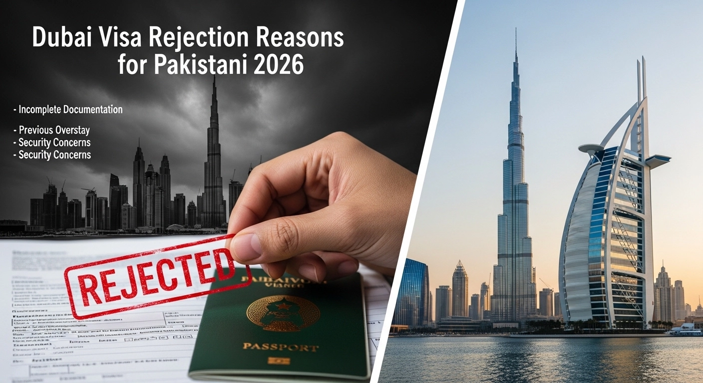 Dubai Visa Rejection Reasons for Pakistani 2026