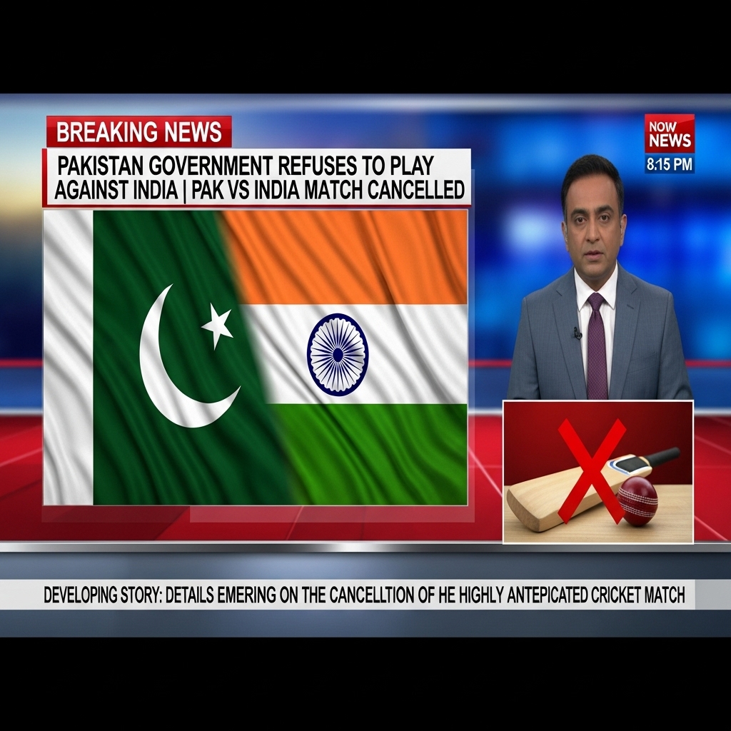 Pakistan Government Refuses to Play Against India