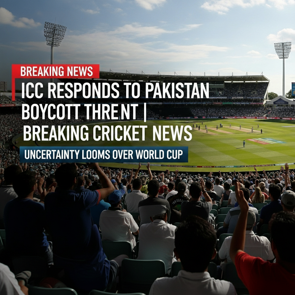 ICC Responds to Pakistan Boycott